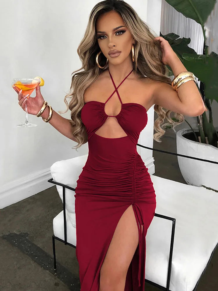 Sexy Female Backless Dress Women's Dress