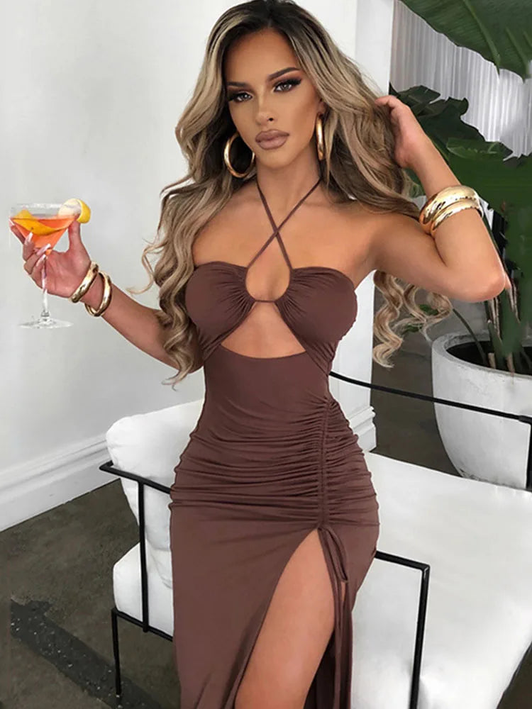 Sexy Female Backless Dress Women's Dress