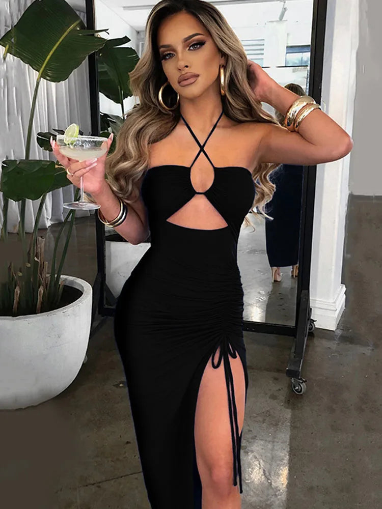 Sexy Female Backless Dress Women's Dress
